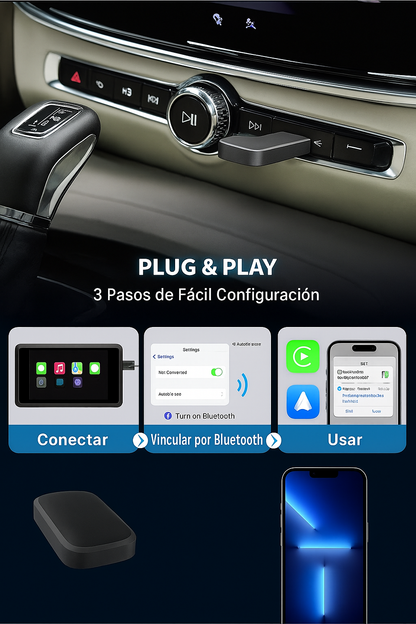 CarPlay sin cables en segundos – Nocabl™ 2025 🚗